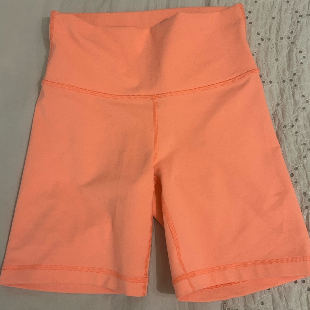 TNA Women's coral Biker Shorts